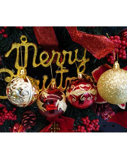 de 24 ornamente de brad, de tip Glob