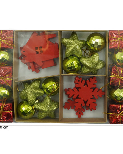 de 24 ornamente de brad, de tip Glob