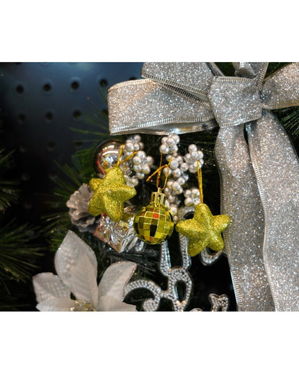 de 24 ornamente de brad, de tip Glob