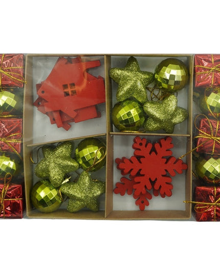 de 24 ornamente de brad, de tip Glob