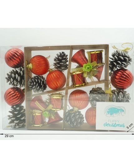 de 24 ornamente de brad, de tip Glob