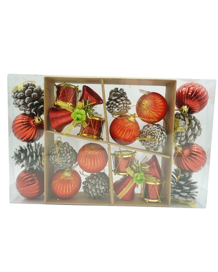 de 24 ornamente de brad, de tip Glob