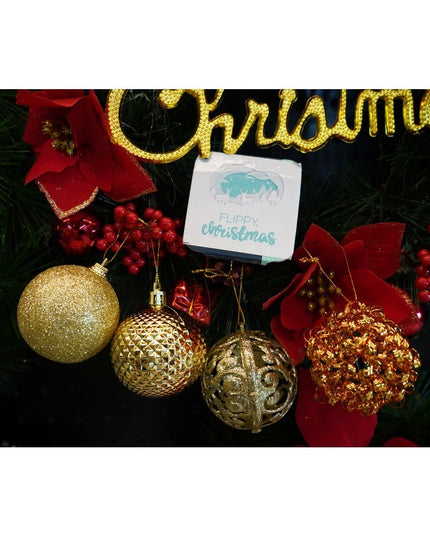 de 28 ornamente de brad, de tip Glob, Cupru