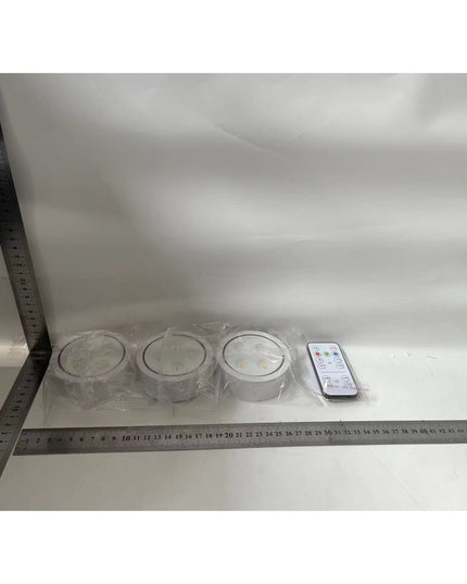 de 3 Lampi Led Fara Fir, Cu Baterii, 3 Culori de Lumina, cu Telecomanda, din Plastic