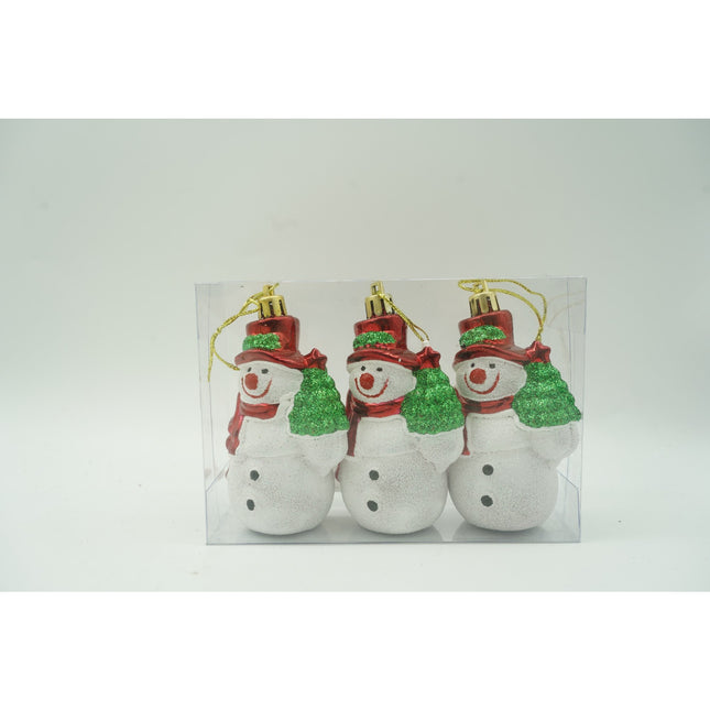 de 3 ornamente de brad, de tip Om de zapada