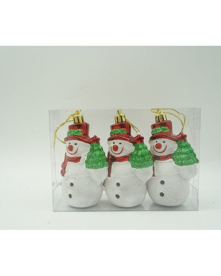 de 3 ornamente de brad, de tip Om de zapada