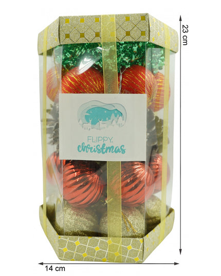 de 35 ornamente de brad, de tip Glob