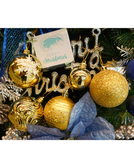 de 36 ornamente de brad, de tip Glob