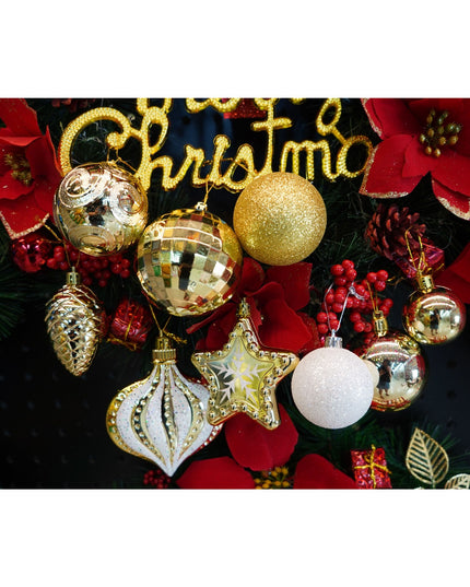 de 36 ornamente de brad, de tip Glob