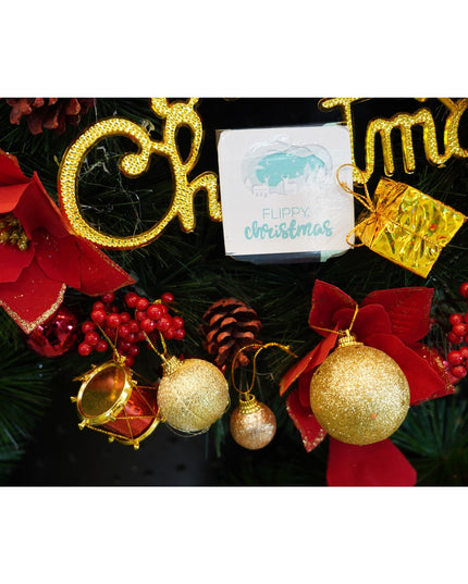 de 45 ornamente de brad, de tip Glob,din polistiren, cu finisaj sclipitor , adancime x lungime x inaltime