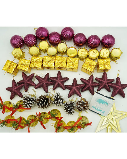 de 50 ornamente de brad, de tip Glob