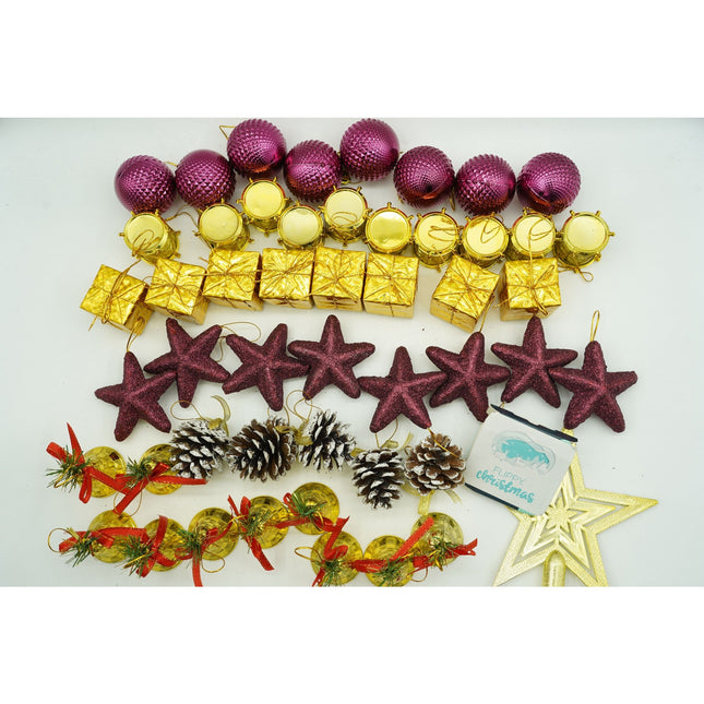 de 50 ornamente de brad, de tip Glob