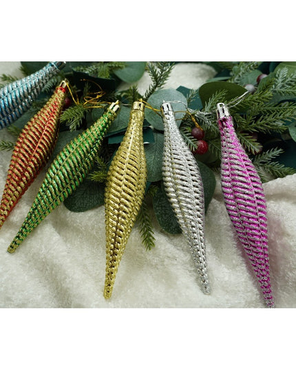 de 6 ornamente de brad, de tip Asimetric