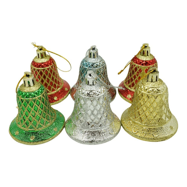 de 6 ornamente de brad, de tip Clopotel