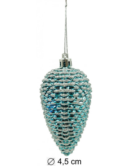 de 6 ornamente de brad, de tip Con de brad