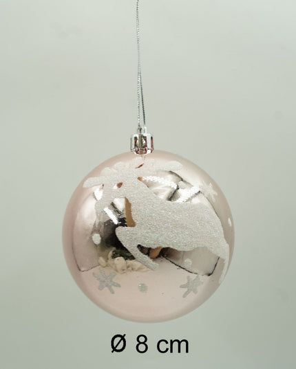 de 6 ornamente de brad, de tip Glob