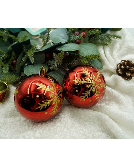 de 6 ornamente de brad, de tip Glob