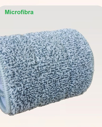 de Curatenie, Mop si Galeata, Capacitate 5.7 l, 4 Rezerve Microfibra Incluse, Plastic, Utilizare Umeda/Uscata, Stoarcere Fara Maini