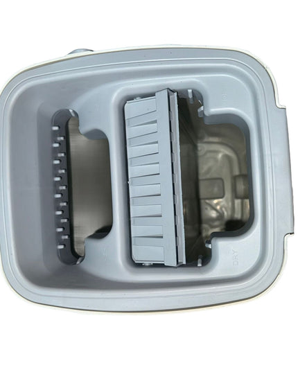 de Curatenie, Mop si Galeata, Capacitate 5.7 l, 4 Rezerve Microfibra Incluse, Plastic, Utilizare Umeda/Uscata, Stoarcere Fara Maini