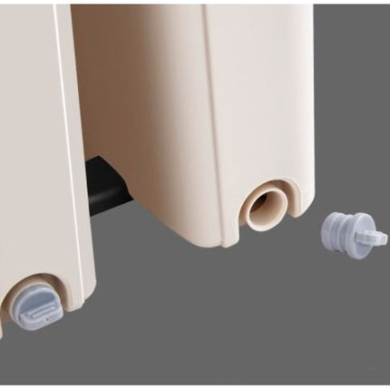 de curatenie mop si galeata, galeata 6 l, 2 rezerve microfibra incluse, design modern, pentru interior, material plastic, peri sintetici, plat, cu storcere