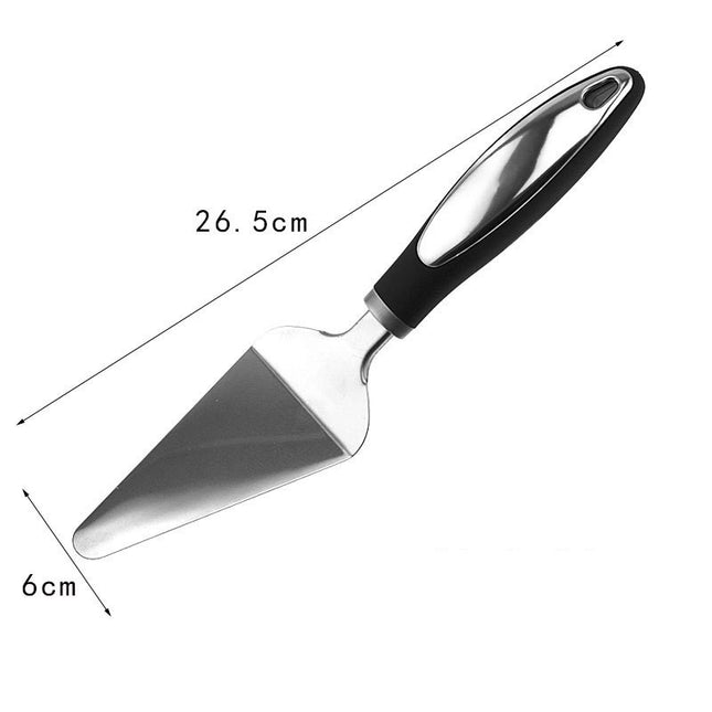 Feliator si Lopatica pentru Pizza, din 2 ustensile, Otel Inoxidabil, Maner Antiderapant