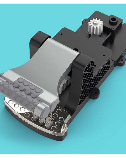 Galeata cu Pedala si Mop Rotativ 360°, Cu Actiune Centrifuga x4, Pentru Uz Casnic, Maner din Otel Inoxidabil Telescopic, 2 Capte din Bumbac