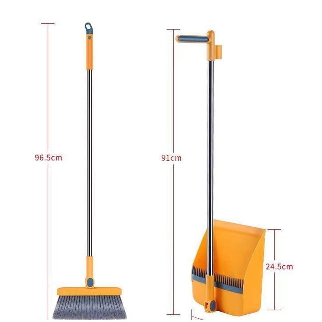 Matura si Faras cu Coada Detasabila, cu Dinti de Pieptene pentru Curatare Matura, rotativ, pliabil, Otel inoxidabil si Polipropilena