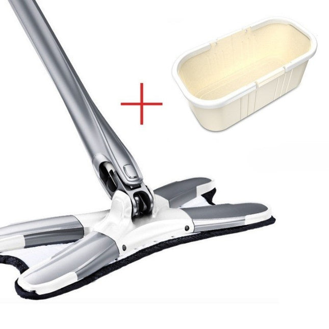 Mop Plat + Galeata, cu Sistem de Stoargere, Lungime Telescopica