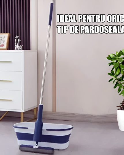 Mop Telescopic cu Galeata Pliabila