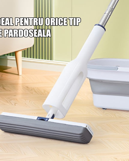 Mop Telescopic cu Galeata Pliabila