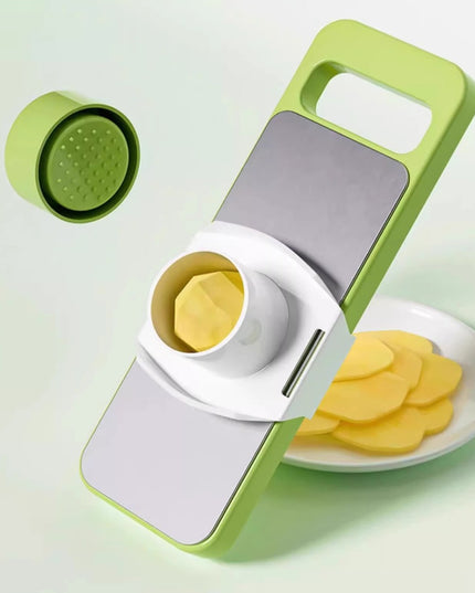 Multifunctional din 7 Piese, pentru Taierea si Maruntirea Legumelor, Uz Casnic,din Otel Inoxidabil