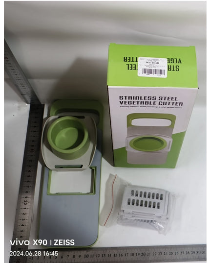 Multifunctional din 7 Piese, pentru Taierea si Maruntirea Legumelor, Uz Casnic,din Otel Inoxidabil