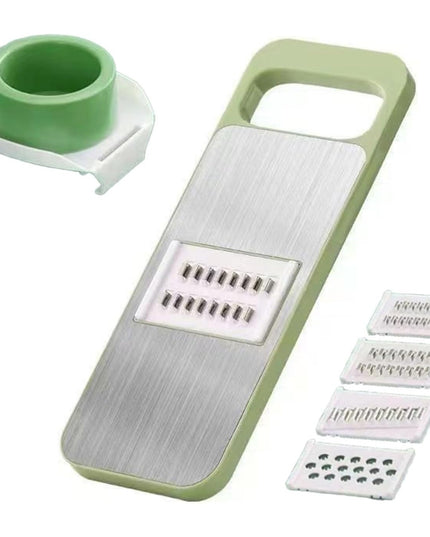 Multifunctional din 7 Piese, pentru Taierea si Maruntirea Legumelor, Uz Casnic,din Otel Inoxidabil