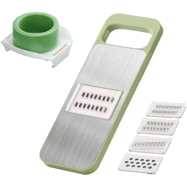 Multifunctional din 7 Piese, pentru Taierea si Maruntirea Legumelor, Uz Casnic,din Otel Inoxidabil