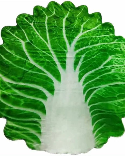 patura flanel si caciula forma frunza de salata, pentru nou-nascuti, material poliester