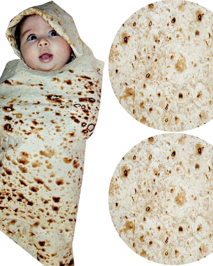 patura flanel si caciula forma lipie, pentru nou-nascuti, material poliester