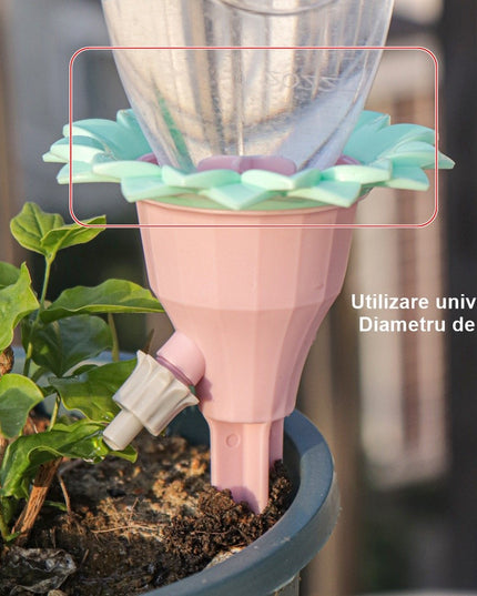 picuratoare cu valva pentru irigare design floare, viteza reglabila, fixare prin infigere, practic