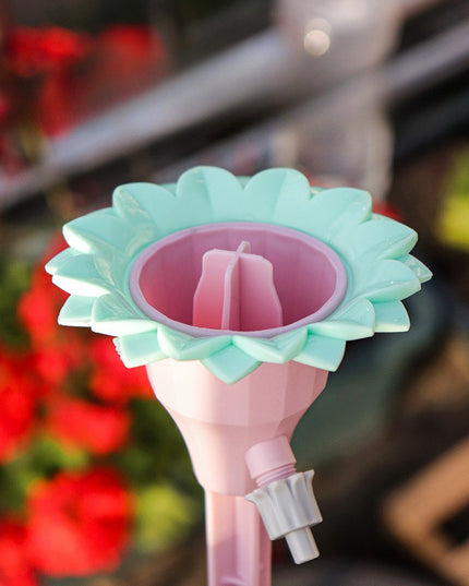 picuratoare cu valva pentru irigare design floare, viteza reglabila, fixare prin infigere, practic