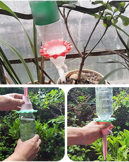 picuratoare cu valva pentru irigare design floare, viteza reglabila, fixare prin infigere, practic