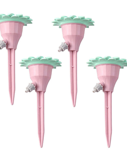 picuratoare cu valva pentru irigare design floare, viteza reglabila, fixare prin infigere, practic