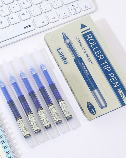 Pixuri Profesionale cu Bila, pe Baza de Apa 12 bucati, Varf Ascutit de , Pentru Scoala sau Birou