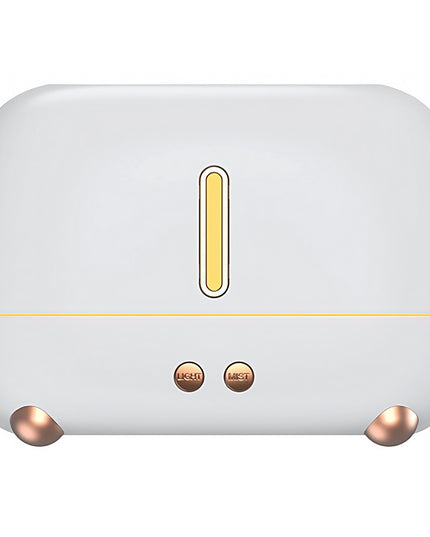 Umidificator de tip flacara, cu aromaterapie, 7 culori, 250 ml