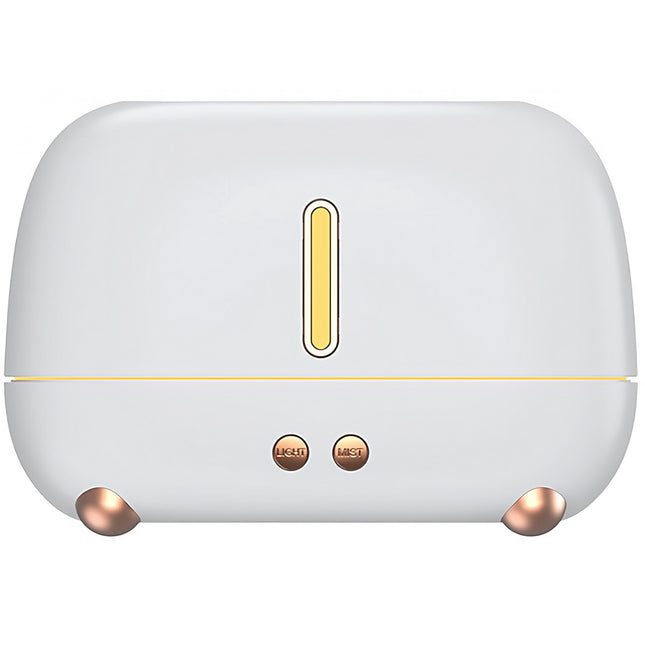 Umidificator de tip flacara, cu aromaterapie, 7 culori, 250 ml