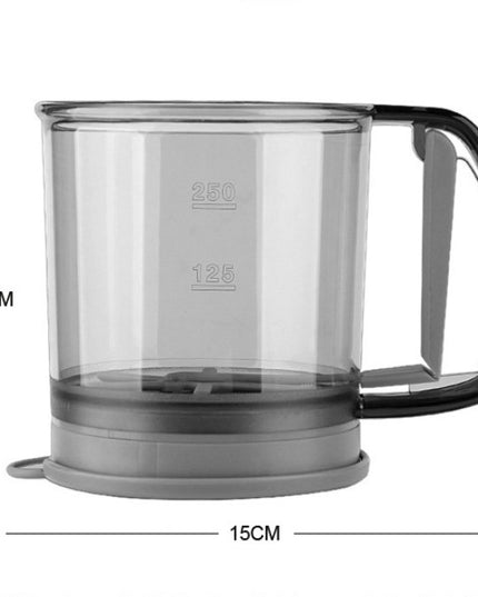 Sita Cernator Manual de Faina Portabila, din Plastic, cu Maner, Strat Dublu