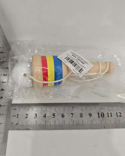 Jucarie Cupa de Indemanare, Sabie Minge, Jucarie de Coordonare Mana-Ochi, Joc Tradițional, Jucarie pentru Gradinita, 10 x 3 cm