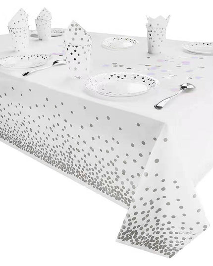 Fata de Masa, din PEVA, Imprimeu Buline