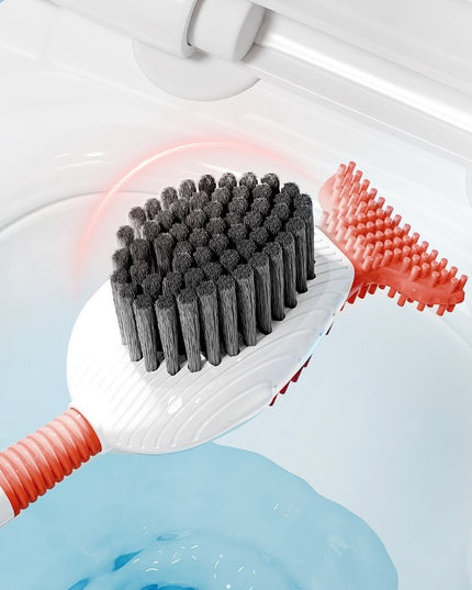 Perie de Toaleta, cu Suport de Perete, Recipient Detergent, 2 Tipuri de Perii, Model Balena