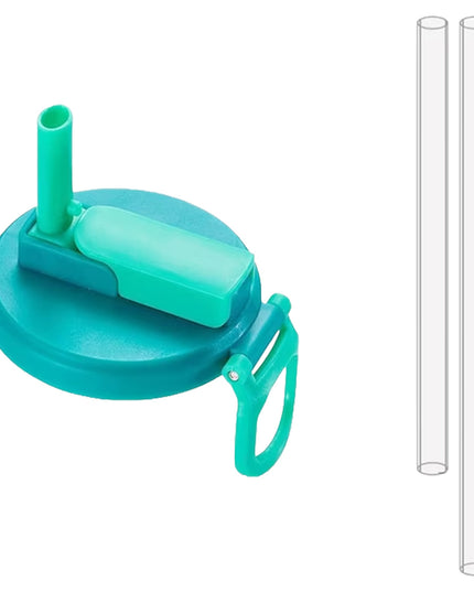 Capac Anti Varsare pentru Doze, Model cu Pai , Reutilizabil, din Plastic, cu Maner Transportabil, 5.4 cm