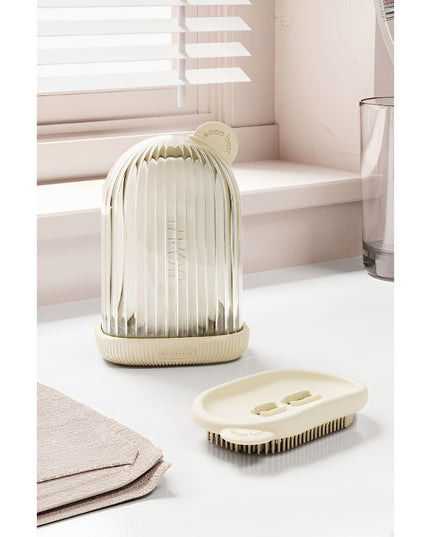 Sapuniera de Calatorie, Suport pentru Sapun cu Scurgere a Apei, Recipient cu Capac Depozitare, Savoniera pentru Baie