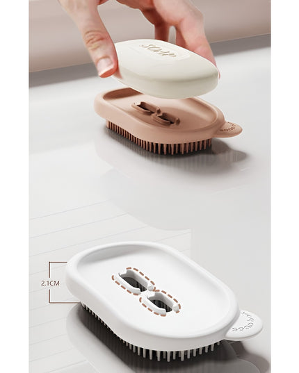 Sapuniera de Calatorie, Suport pentru Sapun cu Scurgere a Apei, Recipient cu Capac Depozitare, Savoniera pentru Baie